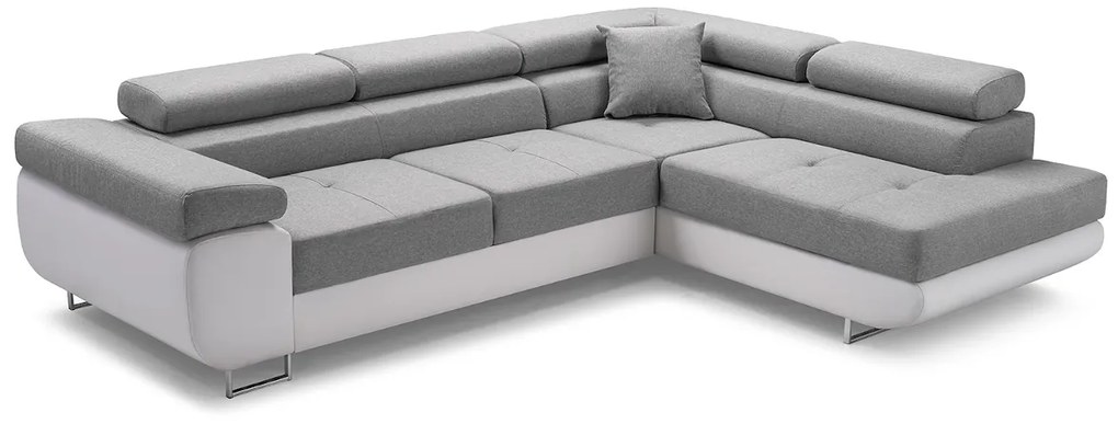 Supermobel Coltar extensibil ASTON, 273x70/85x203, sioux 1115/lux 32, colt pe dreapta