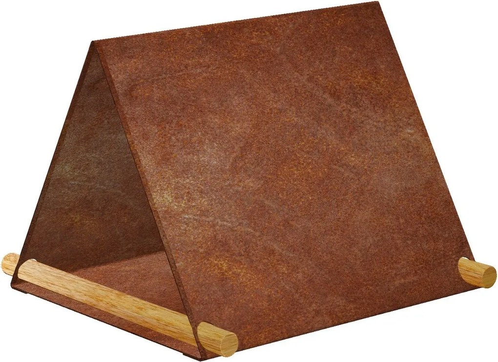 Hrănitoare pentru păsări Vela 25 x 25 x 20 cm, corten CORGARDEN 1041