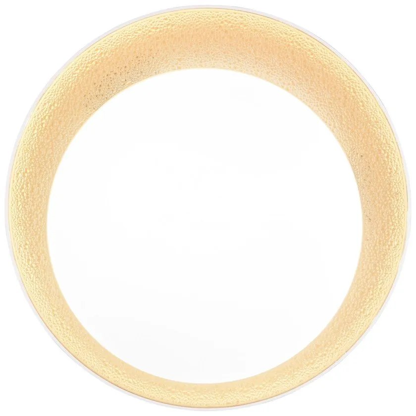 Plafonieră albă/maro deschis LED ø 45 cm Aleta – Reality