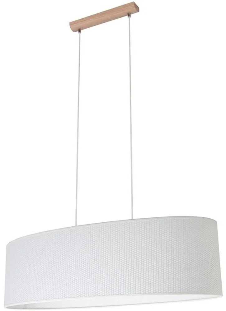 Spot-Light 1027400211536 - Lustră suspendată MERCEDES 2xE27/40W/230V stejar