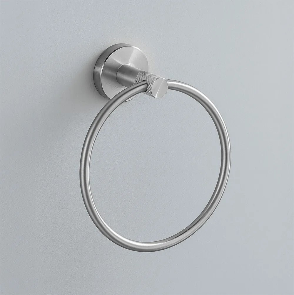 Cuier de baie Ring 6610 Modern Brush Nickel