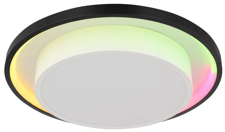 Plafoniera LED RGB cu telecomanda design industrial Morgan 39,5cm