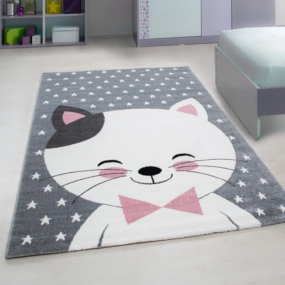 Covor pentru copii roz/gri 120x170 cm Kids – Ayyildiz Carpets