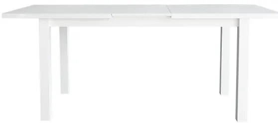 Masă extensibilă de dining LIAM albă