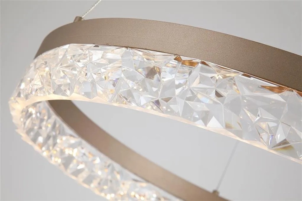 Lustra LED suspendata design circular Maddie