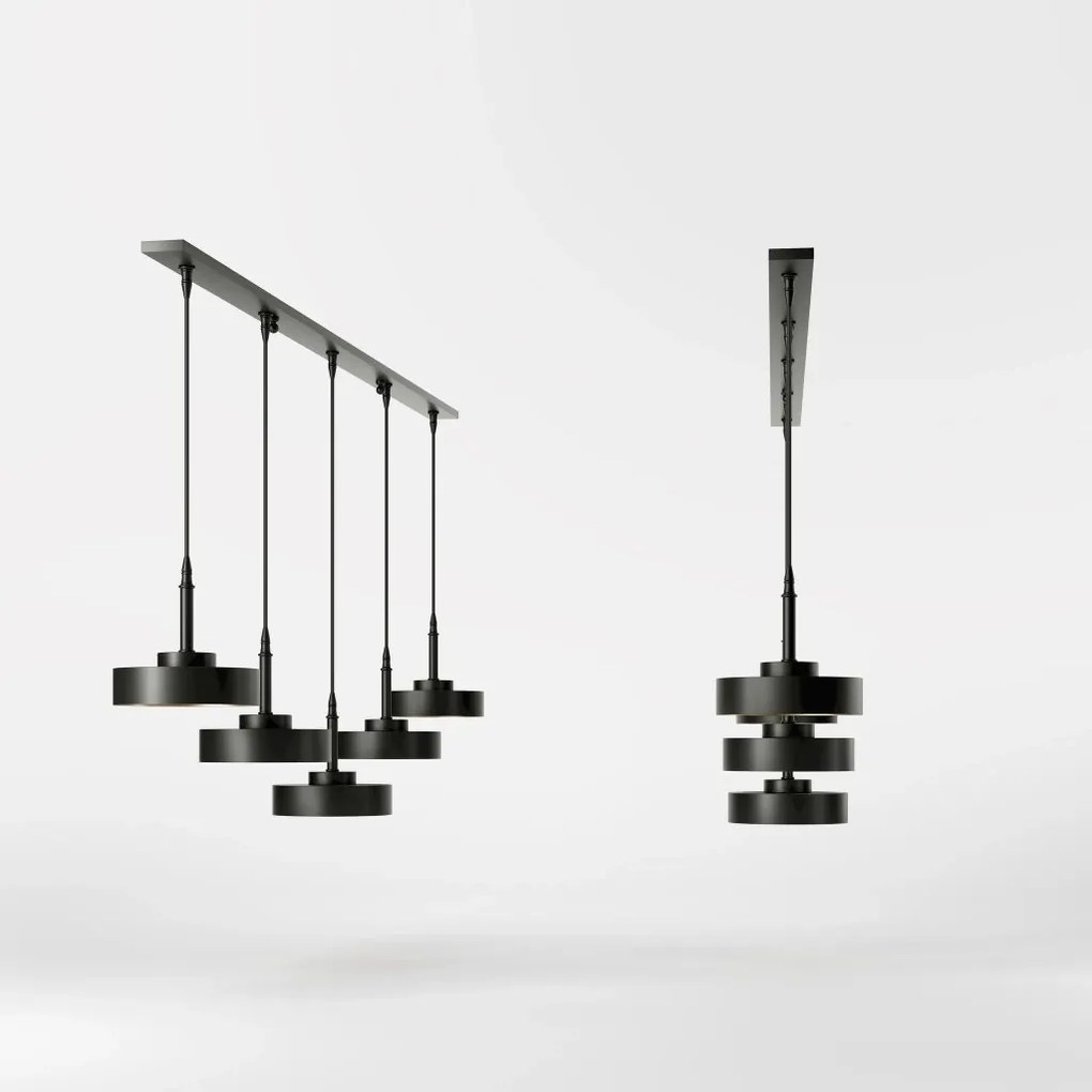 Lustra cu 5 pendule din alama Elegant Design