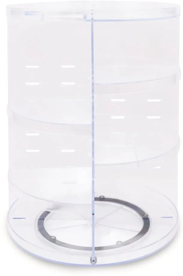 Organizator rotativ pentru cosmetice din plastic transparent - Hermia
