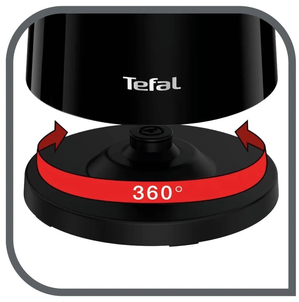 Cană electrică fierbător negru 1,7 l KO851830 – Tefal