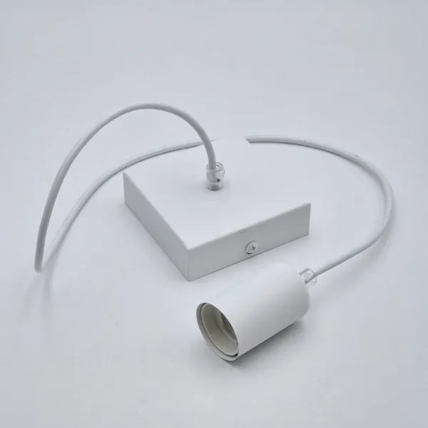 Lustră pe cablu ASTRID 1xE27/60W/230V alb