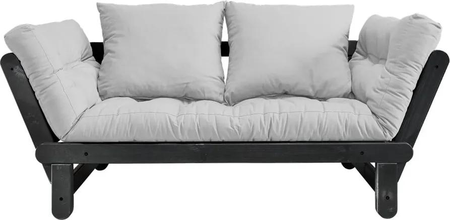 Canapea extensibilă Karup Design Beat Black/Light Grey