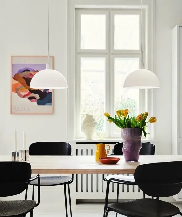 Lustra, Pendul design minimalist scandinav Ellen 30 Opal white