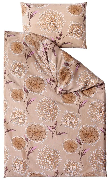 Lenjerie de pat din bumbac PAMPELINO bej Dimensiune lenjerie de pat: 70 x 90 cm | 140 x 220 cm