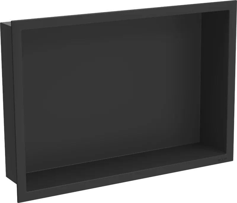 Mexen X-Wall-R raft nișă cu flanșă 45 x 30 cm, negru - 1970453010