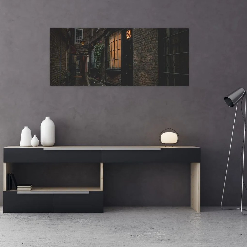 Tablou -Strada din Londra (120x50 cm)