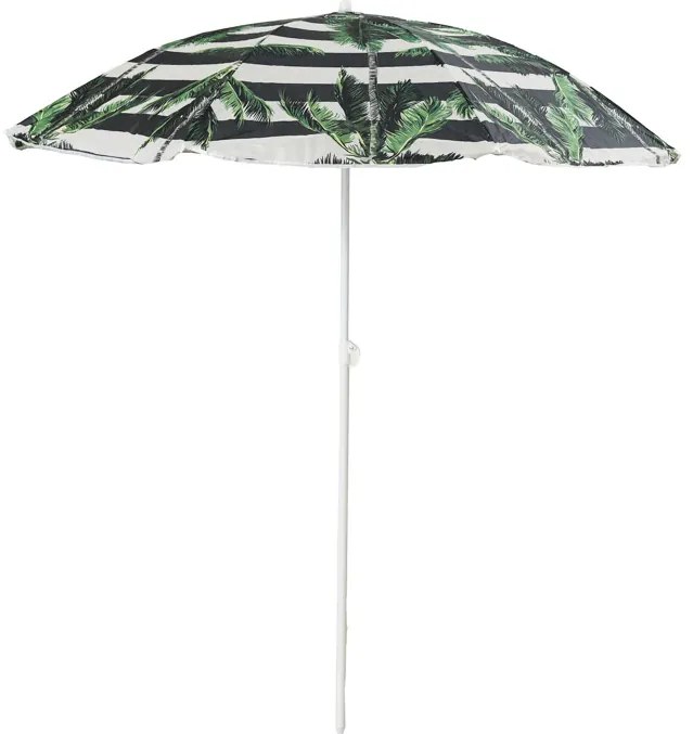 Umbrela de soare PALMA 180 cm, negru-alb