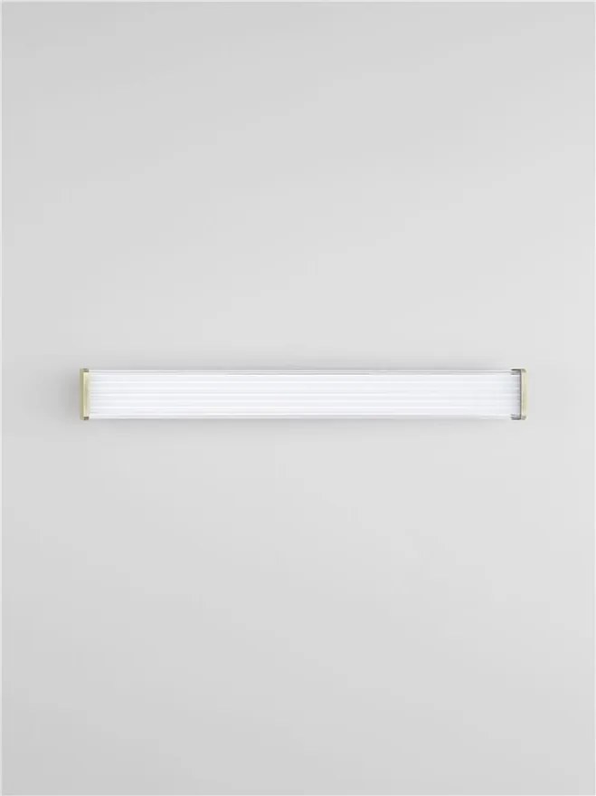 Aplica de perete LED baie IP44 MISTY aurie