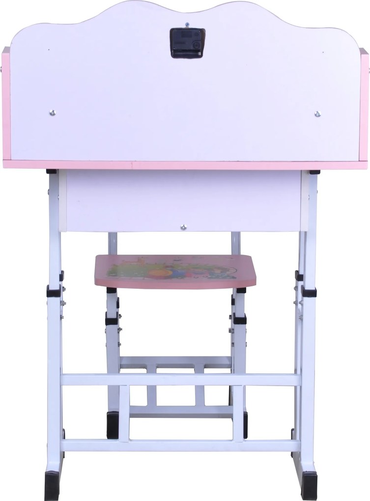 Set birou copii roz, roz, 69x45x88-98 cm