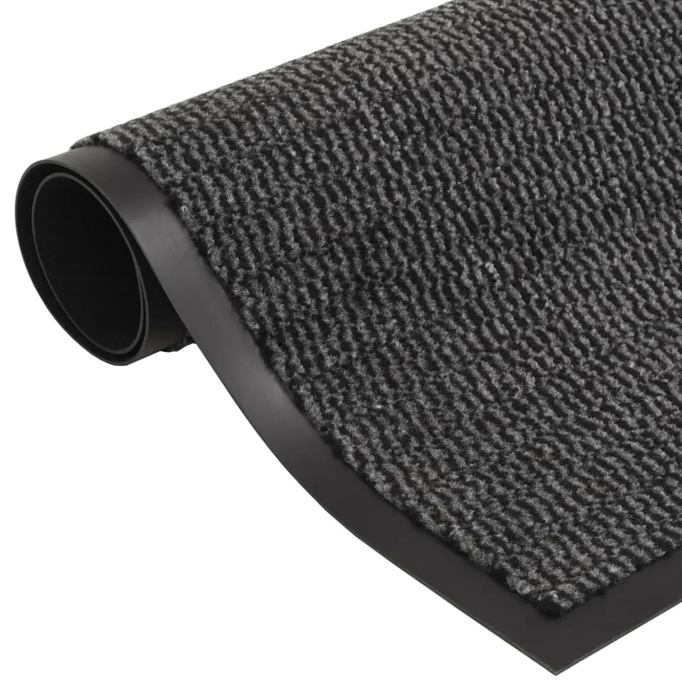 Covor de usa anti-praf, antracit, 90x150 cm, dreptunghiular