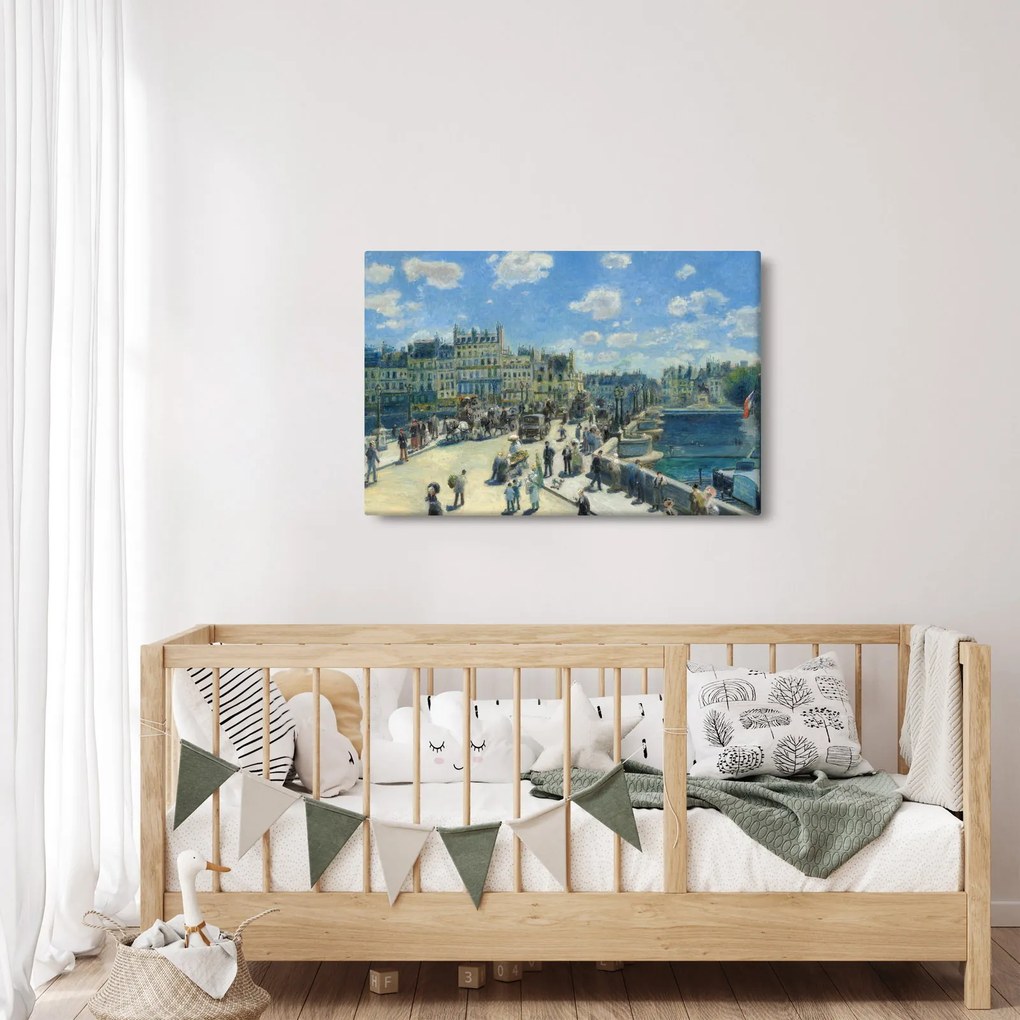 Tablou - Auguste Renoir, Pont Neuf, Paris, reproducere (90x60 cm)
