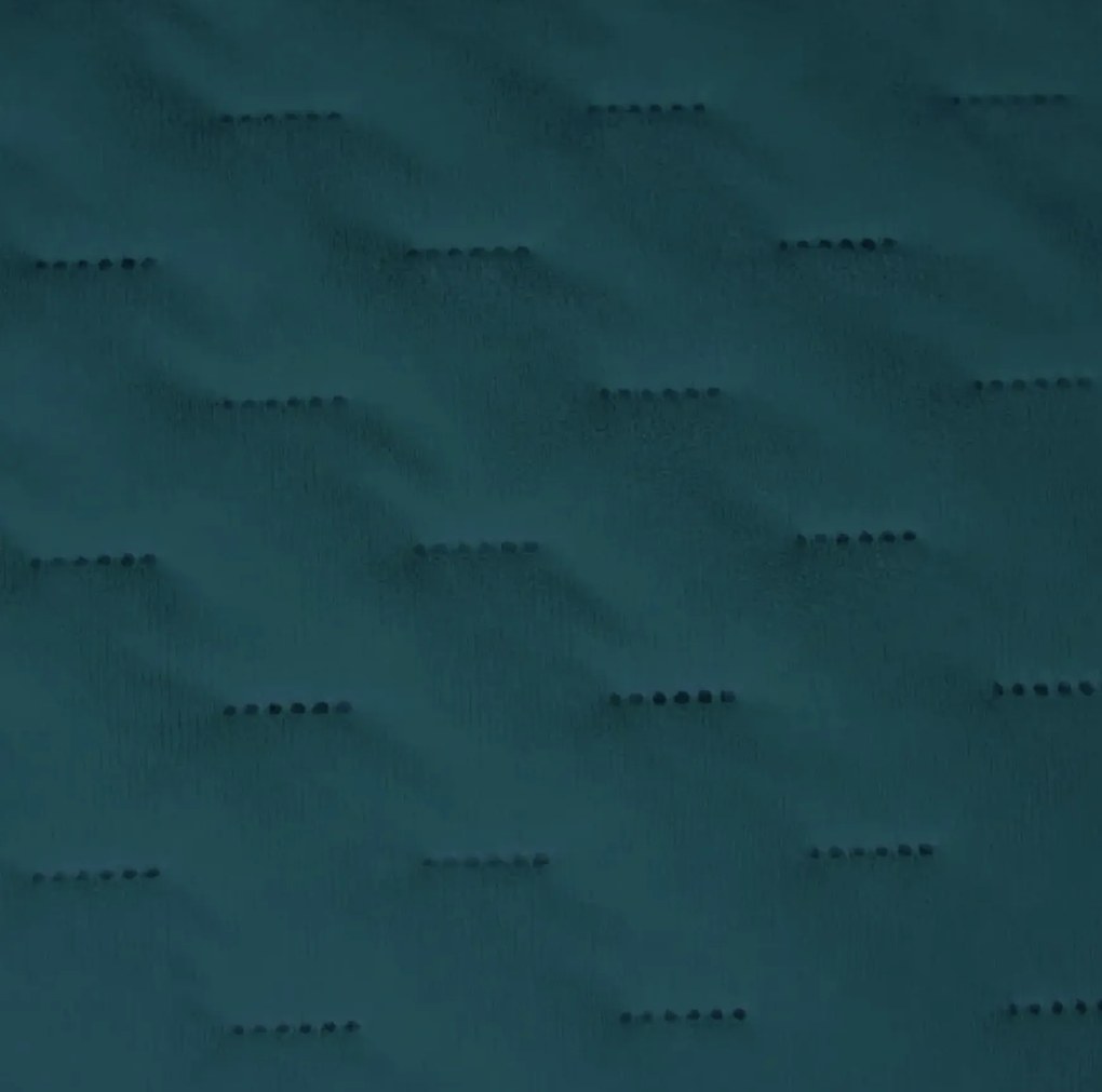 Cuvertura de pat din catifea ASTRALIA, petroleu Dimensiune: 170 x 210 cm