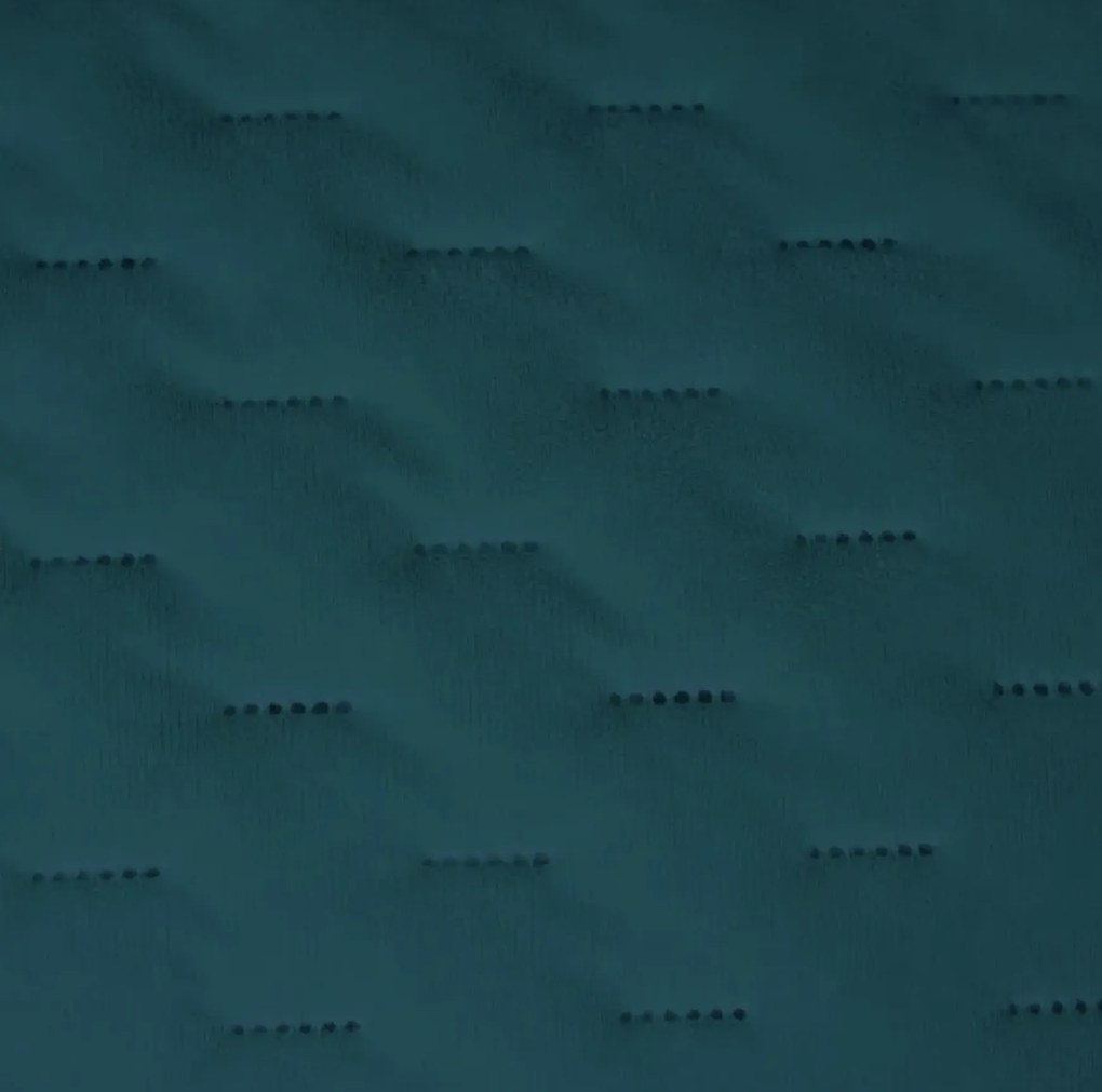 Cuvertura de pat din catifea ASTRALIA, petroleu Dimensiune: 200 x 220 cm