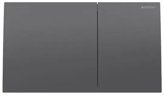 Clapeta de actionare Geberit Sigma70 crom - negru finisaj periat