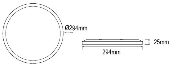 Plafonieră LED pentru baie Globo 41562-18W SAPANA LED/18W/230V IP44