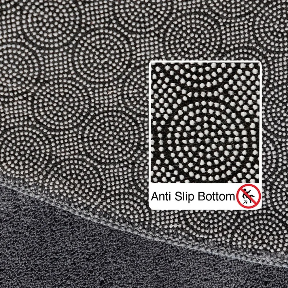 Covor gri lavabil rotund ø 160 cm Sky – Ayyildiz Carpets