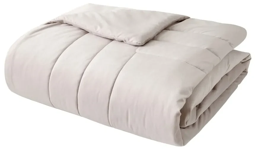 Copriletto In Velluto Riccio Catherine Lansfield - Misura 220x220 Cm, Colore Cipria, Reversibile, Lavabile A 30°C - 4