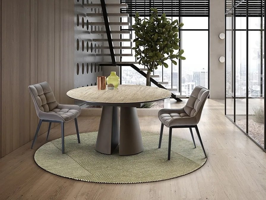 Masa rotunda dining design lux Samara