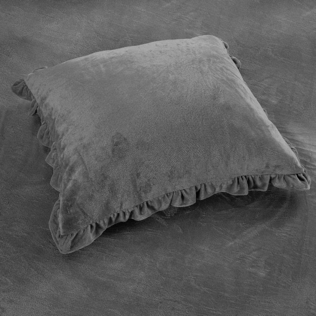 Lenjerie cocolino KOLANTE gri inchis Dimensiune lenjerie de pat: 70 x 80 cm | 140 x 200 cm