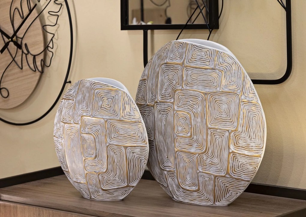 Mauro Ferretti Vaza Rasina Eclips cm 48X13X44,5 | Aosom Romania