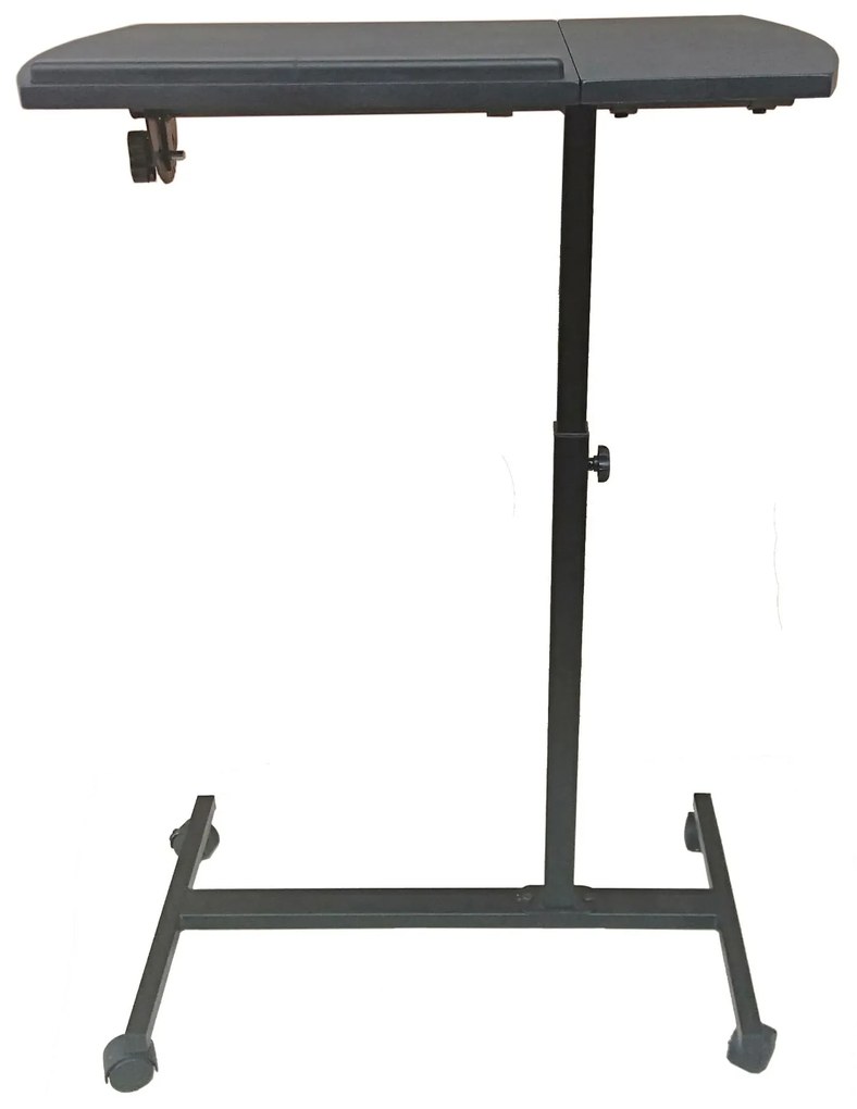 Masa laptop Mala, negru, 58x35x73.5-90 cm