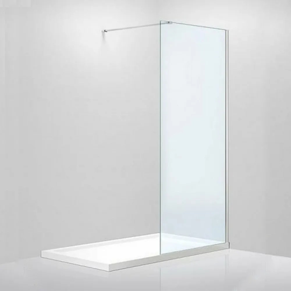 Cabină de duș Walker walk-in WI01-10 100x195 cm, cu sticlă de 8 mm