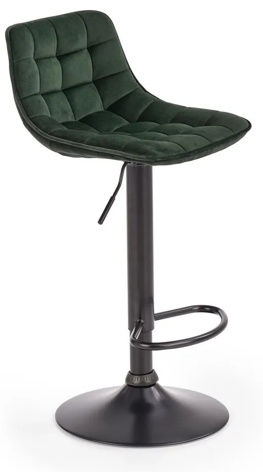 Scaun de bar Kinsley, verde/negru