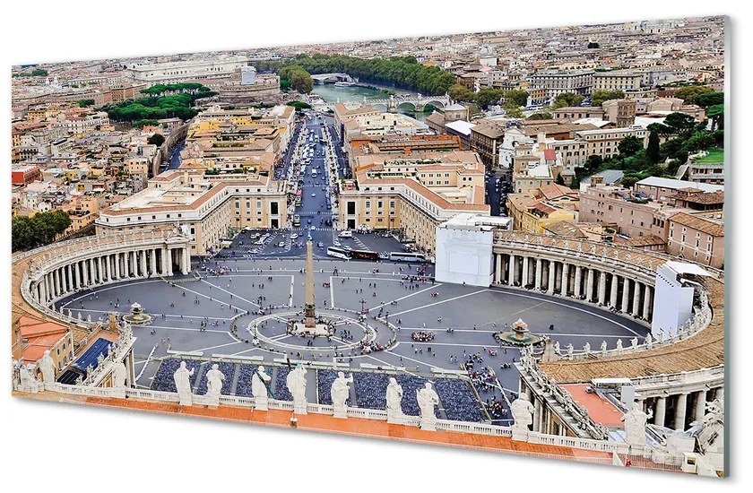 Panouri de sticlă Roma Vatican panoramă pătrat