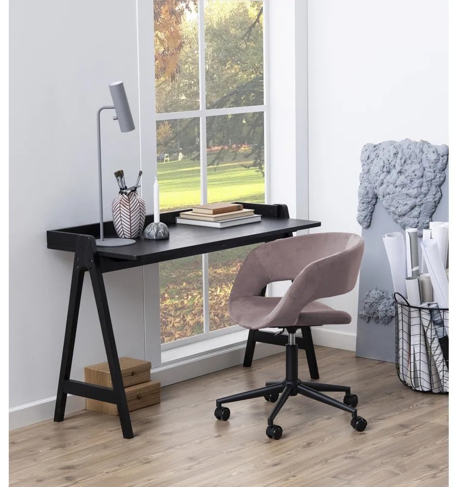 Birou cu blat cu decor de stejar 126,6x51,6 cm Miso - Actona