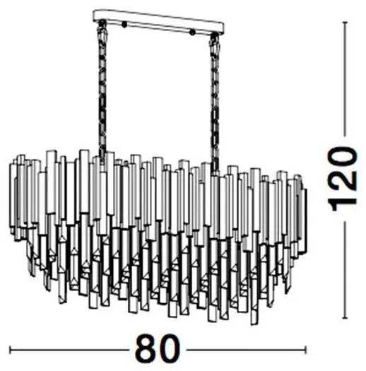 Lustra suspendata design deosebit GRANE NVL-9050130