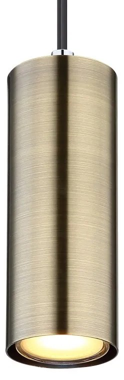Pendul design modern ROBBY negru mat, alama mat