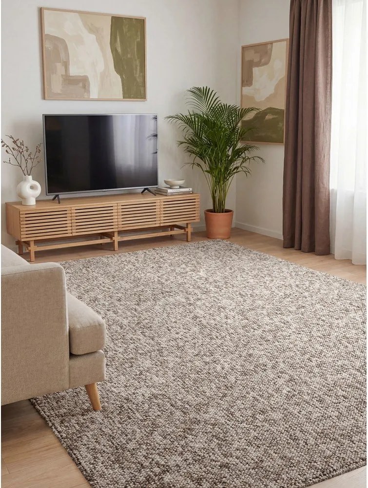 Covor gri lavabil 120x170 cm Rocco Taupe – Elle Decoration