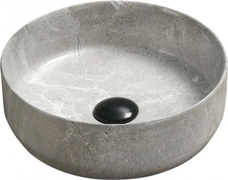 Mexen Felicia lavoar de suprafață 39 x 39 cm, piatră gri - 21363962