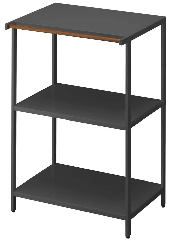 Etajeră negru-mat din oțel 60x90x46,5 cm Tower – YAMAZAKI