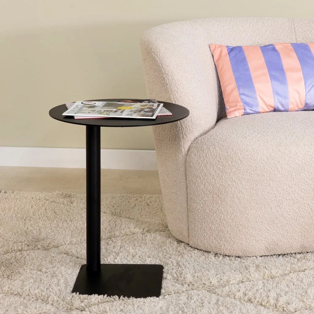 Măsuță auxiliară rotundă din metal ø 40 cm Sunny – Spinder Design