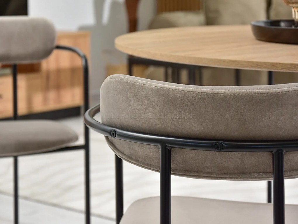 Scaun Magnus (bej + negru). Promo -24%. 1111140