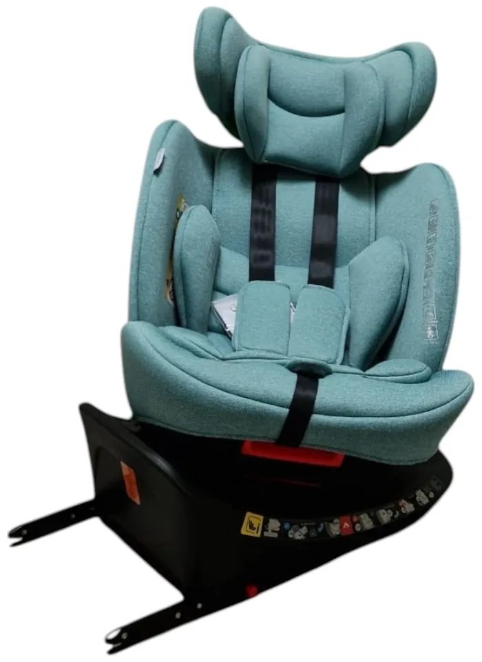 Scaun Auto cu Isofix Baby Care™ BS10P, Cu rotire 360 grade, Omologare R-129 i-Size, 0-36 kg, Tetiera reglabila, Transformabil in scoica auto, Sistem
