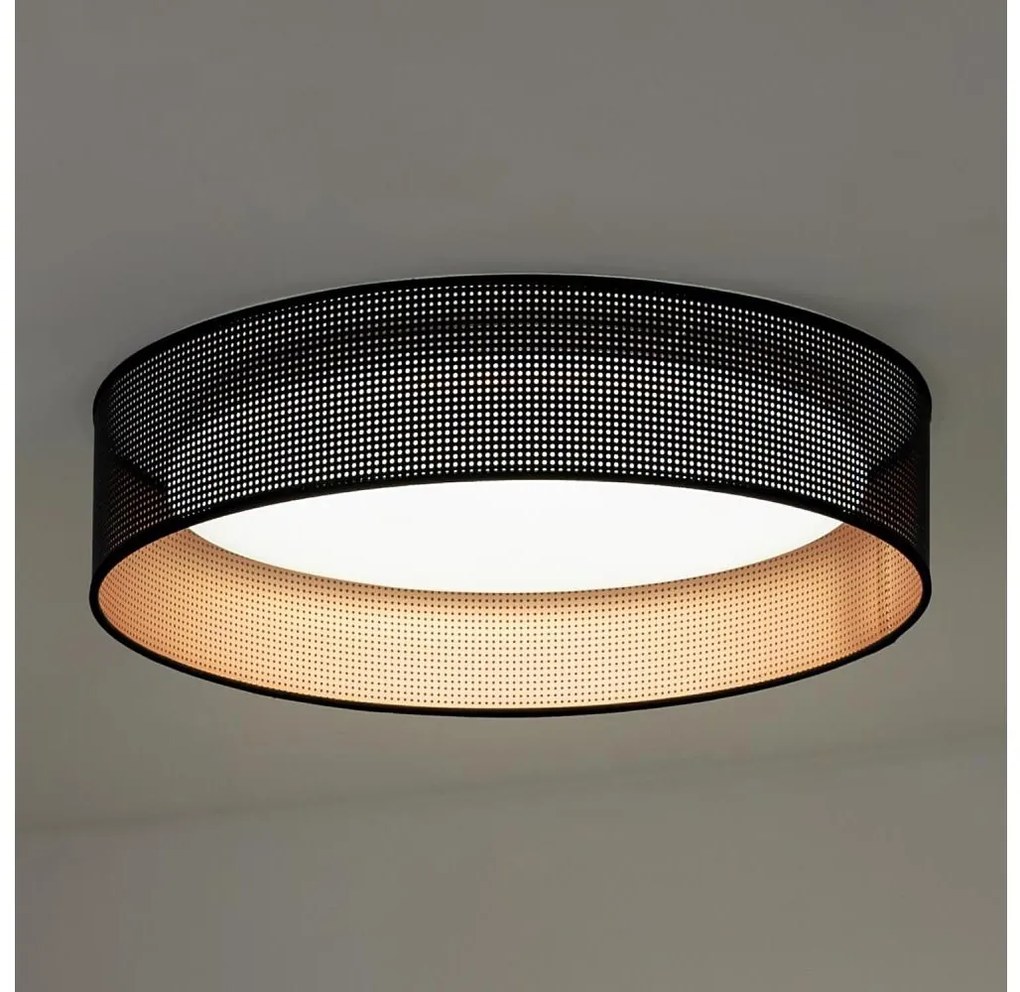 Plafonieră LED Duolla ROLLER LED/24W/230V d. 45 cm negru/cupru