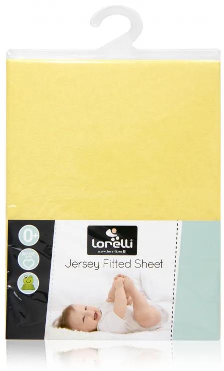 Cearceaf Jersey 120x60 cm yellow