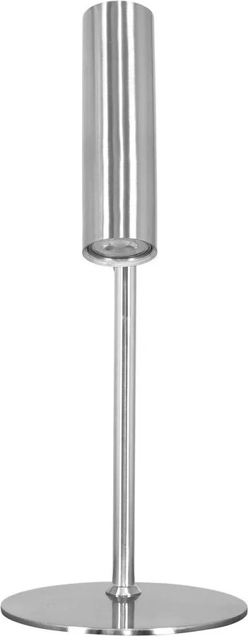 Veioză argintie din oțel (înălțime 47 cm) Paris – House Nordic