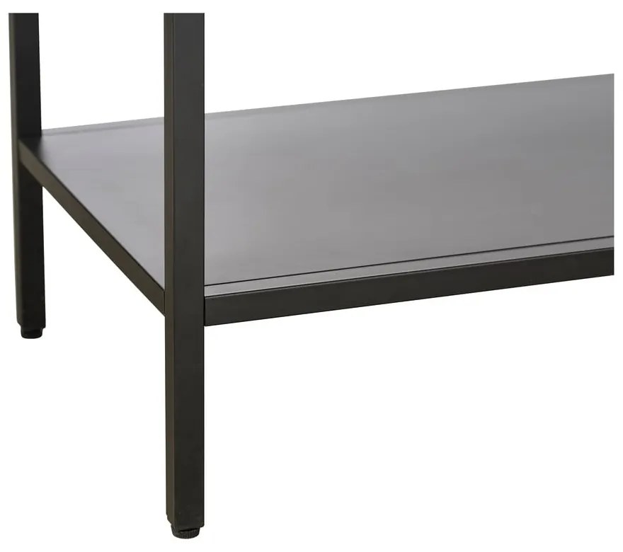 Vitrină neagră din metal 90x160 cm Carmel – Unique Furniture
