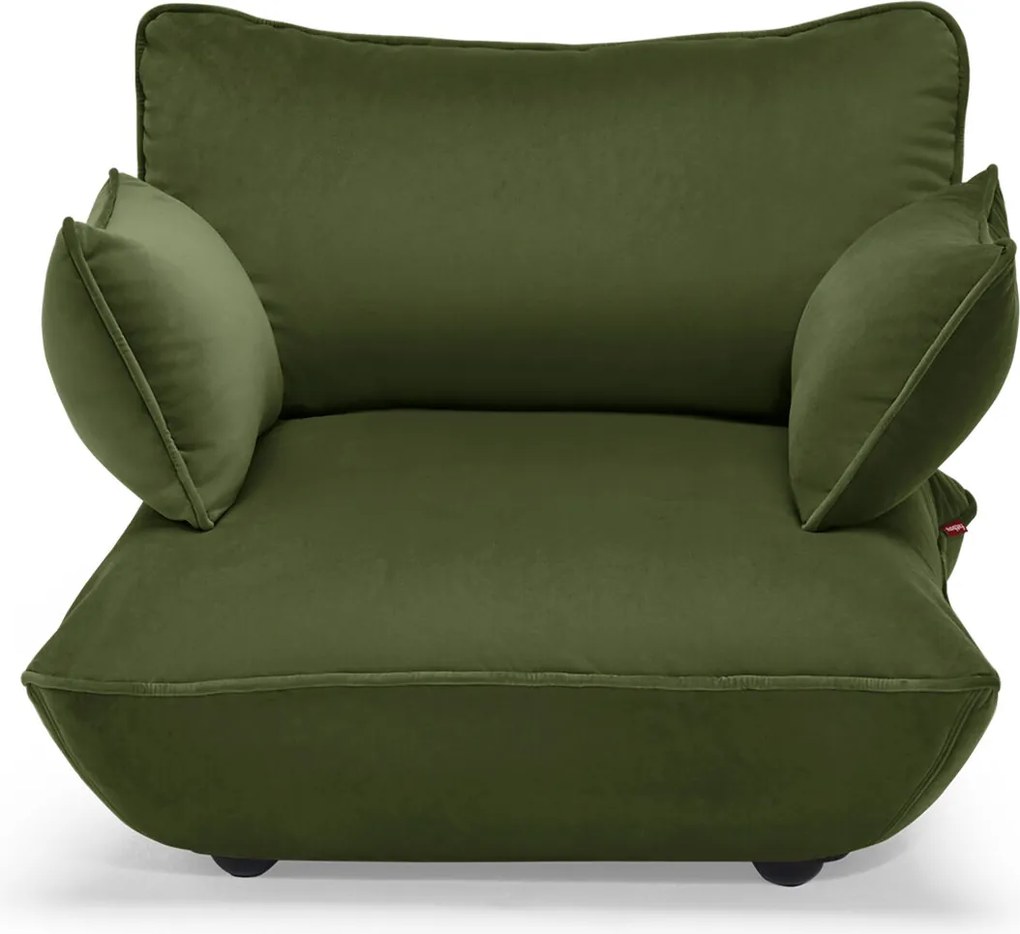 Canapea modulară Sumo Loveseat din catifea, culori multiple - Fatboy Culoare: verde inchis